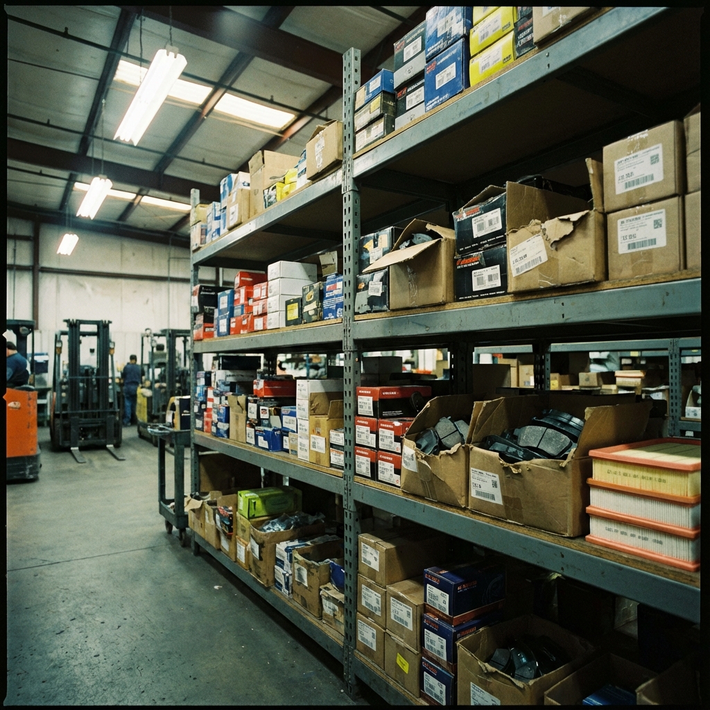 Auto parts warehouse